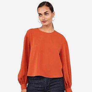 NWT EXPRESS Women's Burnt Orange Top SIZE XS